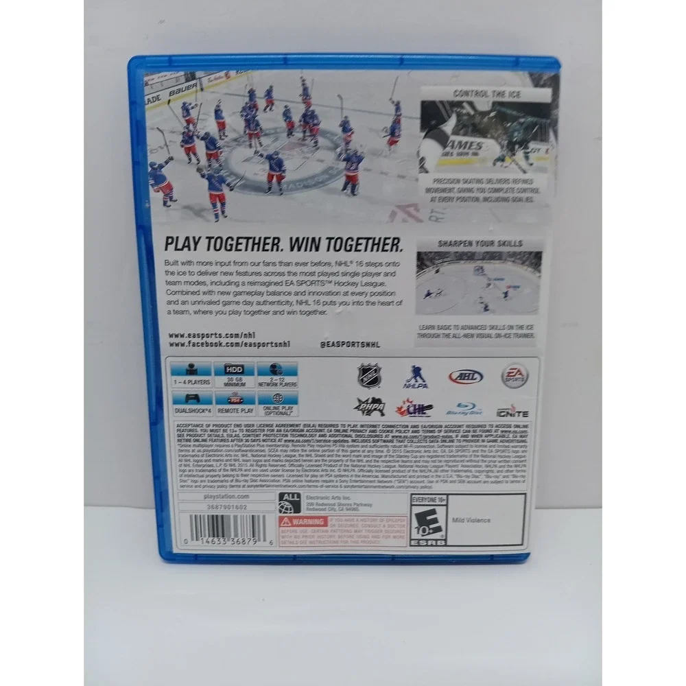 NHL 16 (Sony PlayStation 4, 2015)